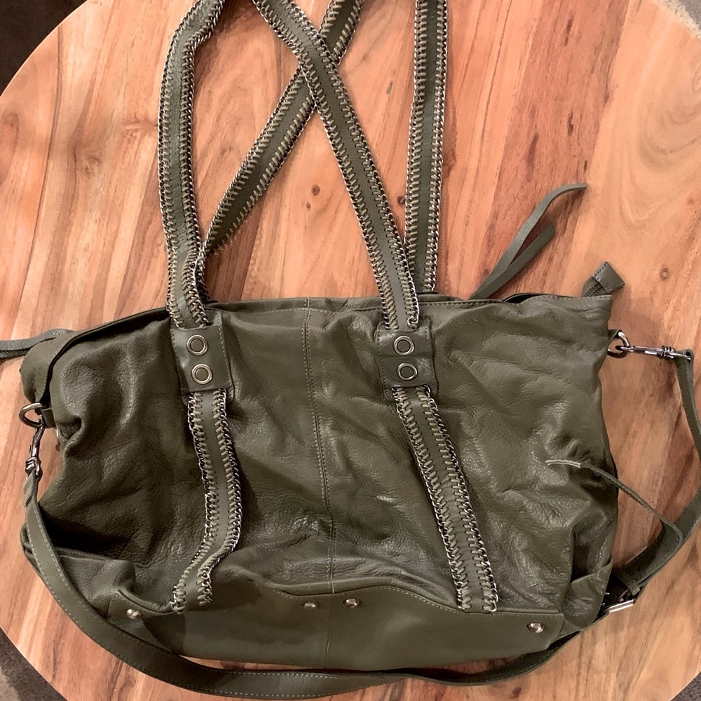 NEW WOT OLIVE GREEN SHOULDER BAG